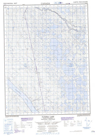 106N12 Tundra Lake Canadian topographic map, 1:50,000 scale