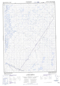 106N13 No Title Canadian topographic map, 1:50,000 scale