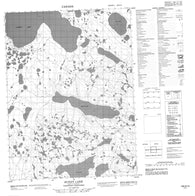 106N15 Sunny Lake Canadian topographic map, 1:50,000 scale