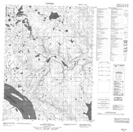 106O08 No Title Canadian topographic map, 1:50,000 scale