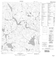 106O09 No Title Canadian topographic map, 1:50,000 scale