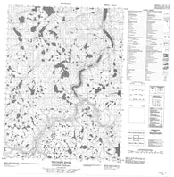 106O10 Thunder River Canadian topographic map, 1:50,000 scale