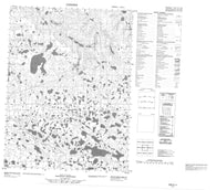 106O11 No Title Canadian topographic map, 1:50,000 scale