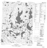 106O13 No Title Canadian topographic map, 1:50,000 scale