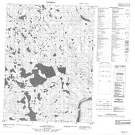 106O15 No Title Canadian topographic map, 1:50,000 scale