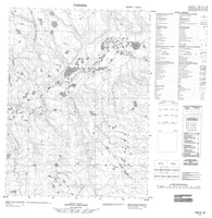 106O16 No Title Canadian topographic map, 1:50,000 scale