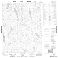 106P01 Grass Lake Canadian topographic map, 1:50,000 scale