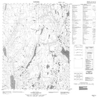 106P03 No Title Canadian topographic map, 1:50,000 scale