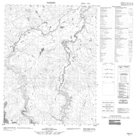 106P05 No Title Canadian topographic map, 1:50,000 scale
