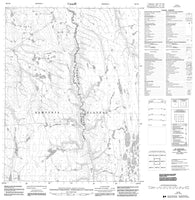 106P06 No Title Canadian topographic map, 1:50,000 scale