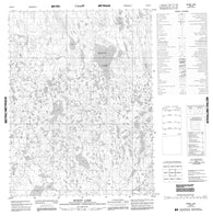 106P08 Burnt Lake Canadian topographic map, 1:50,000 scale