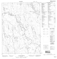106P09 No Title Canadian topographic map, 1:50,000 scale