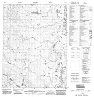106P12 No Title Canadian topographic map, 1:50,000 scale