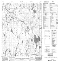 106P15 No Title Canadian topographic map, 1:50,000 scale
