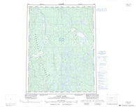 106P Canot Lake Canadian topographic map, 1:250,000 scale