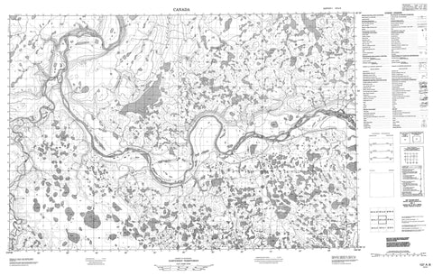 107A08 No Title Canadian topographic map, 1:50,000 scale