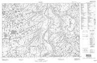 107A16 No Title Canadian topographic map, 1:50,000 scale