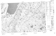 107B08 No Title Canadian topographic map, 1:50,000 scale