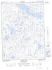 107B10E Noell Lake Canadian topographic map, 1:50,000 scale