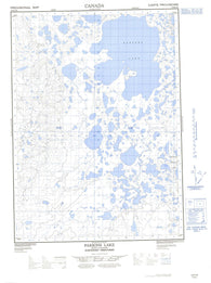 107B15W Parsons Lake Canadian topographic map, 1:50,000 scale
