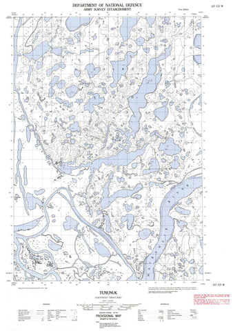 107C03W Tununuk Canadian topographic map, 1:50,000 scale