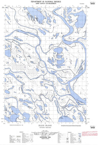 107C04E Ellice Island Canadian topographic map, 1:50,000 scale