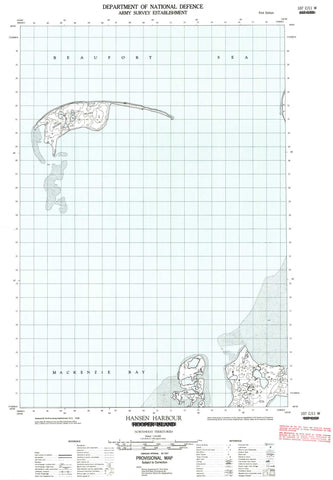 107C11W Hooper Island Canadian topographic map, 1:50,000 scale