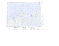 107C Mackenzie Delta Canadian topographic map, 1:250,000 scale