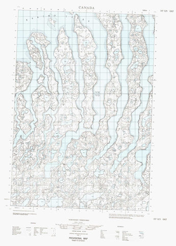 107D05E No Title Canadian topographic map, 1:50,000 scale