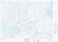107D10 Tingmiak Lake Canadian topographic map, 1:50,000 scale