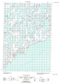 107D14E No Title Canadian topographic map, 1:50,000 scale