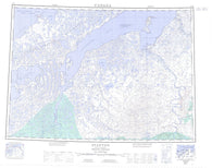 107D Stanton Canadian topographic map, 1:250,000 scale