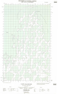 107E02W Cape Dalhousie Canadian topographic map, 1:50,000 scale