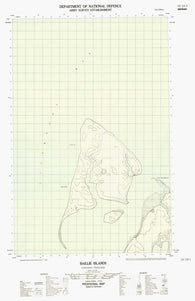 107E09E Baillie Islands Canadian topographic map, 1:50,000 scale