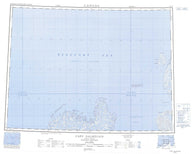 107E Cape Dalhousie Canadian topographic map, 1:250,000 scale