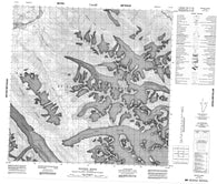 114P06 Pentice Ridge Canadian topographic map, 1:50,000 scale