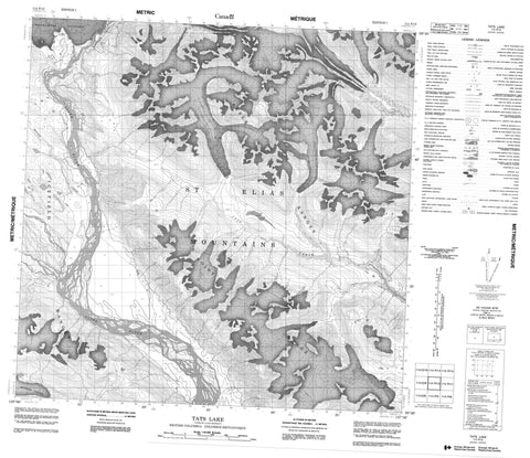 114P12 Tats Lake Canadian topographic map, 1:50,000 scale