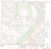 115A01 Ark Mountain Canadian topographic map, 1:50,000 scale