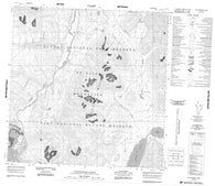 115A05 Cottonwood Lakes Canadian topographic map, 1:50,000 scale