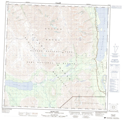 115A06 Mush Lake Canadian topographic map, 1:50,000 scale