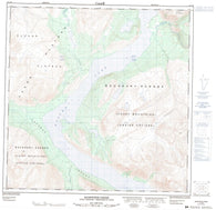 115A08 Sandpiper Creek Canadian topographic map, 1:50,000 scale