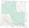 115A13 Kloo Lake Canadian topographic map, 1:50,000 scale