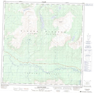 115A15 Cracker Creek Canadian topographic map, 1:50,000 scale