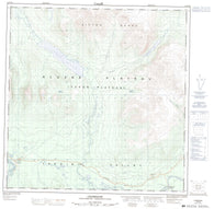 115A16 Champagne Canadian topographic map, 1:50,000 scale