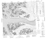 115B01 No Title Canadian topographic map, 1:50,000 scale