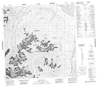 115B09 Airdrop Lake Canadian topographic map, 1:50,000 scale