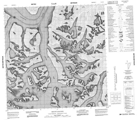 115B10 Mount Leacock Canadian topographic map, 1:50,000 scale