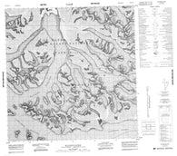 115B14 Kluane Glacier Canadian topographic map, 1:50,000 scale