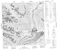 115B15 Slims River Canadian topographic map, 1:50,000 scale