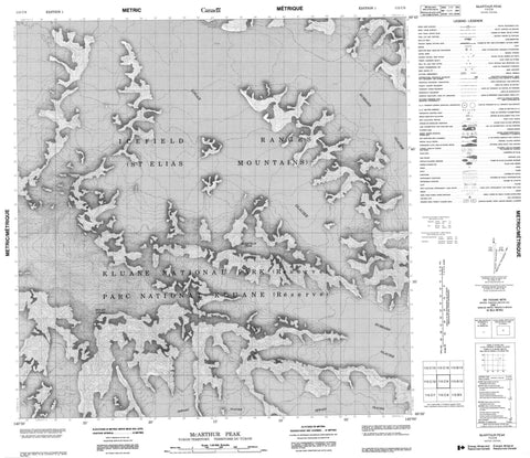 115C09 Mcarthur Peak Canadian topographic map, 1:50,000 scale